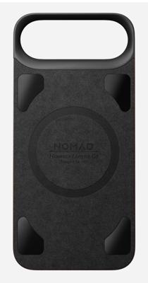 Nomad Magnetic Leather Case iPhone 17 Pro Max Rustic Brown Horween