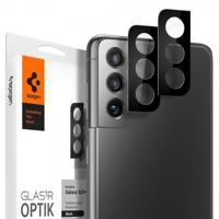 Spigen AGL02734 lensbeschermer voor camera's van mobiele telefoons Zwart, Transparant Gehard glas Samsung Galaxy S21 Plus/Galaxy S21 - thumbnail