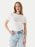 Guess Ingrid T-Shirt Dames Wit - Maat S - Kleur: Wit | Soccerfanshop - thumbnail