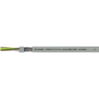 HELU 20029-1000 Datakabel LiYCY 2 x 0.25 mm² Grijs 1000 m