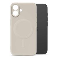 My Style Protective Flex Magsafe Compatible Case for Apple iPhone 16 Plus Antique White - thumbnail