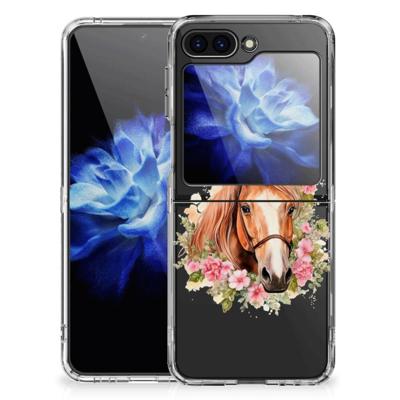 TPU Hoesje voor Samsung Galaxy Z Flip 5 Paard TPU Hoesje voor Samsung Galaxy Z Flip 5 Paard
