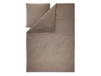 LIVARNO Mousseline dekbedovertrek 140 x 200 cm (Bruin) - thumbnail