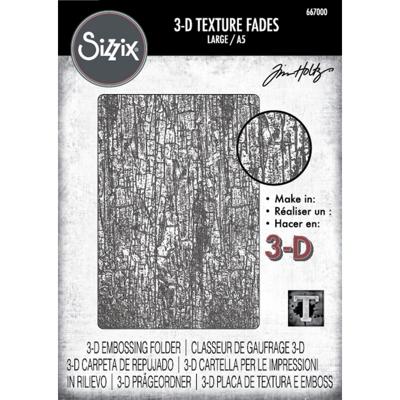 Sizzix • 3-d texture fades embossing folder cracked a5 by tim holtz