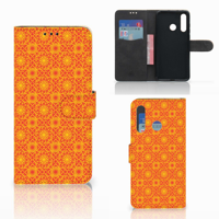 Huawei Nova 4 Telefoon Hoesje Batik Oranje - thumbnail