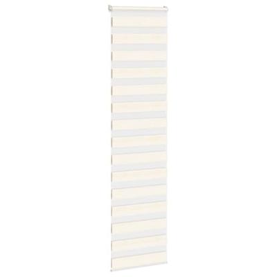 VidaXL Zebra rolgordijn 65x200 cm stofbreedte 60,9 cm marmerbeige VidaXL Zebra rolgordijn 65x200 cm stofbreedte 60,9 cm marmerbeige