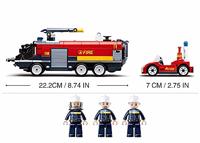 Sluban Fire vliegveld brandweerwagen (m38-b0808) - thumbnail