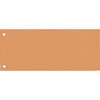 Scheidingsstrook Oxford smal 240x105mm 190gr oranje 100 stuks - thumbnail