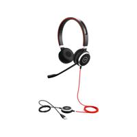Evolve 40 UC Stereo - USB Headset - op oor - met bekabeling - zwart - thumbnail