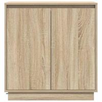 Dressoir met plank Sonoma Eiken 71 x 34,5 x 75 cm Bewerkt hout - thumbnail