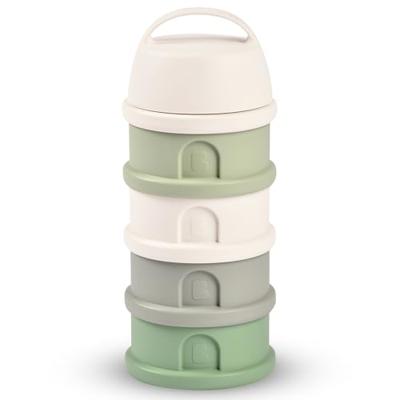 Melkdispenser met 4 vakken BEABA groen Melkdispenser met 4 vakken BEABA groen
