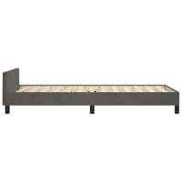 Bedframe zonder matras 80x200 cm fluweel donkergrijs - thumbnail