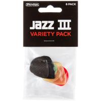 Dunlop PVP103 Jazz III Variety Plectrum 6-Pack - thumbnail
