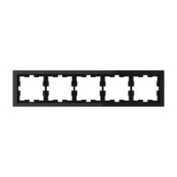 Merten MEG4050-6503 Afdekking Frame System Design Onyxzwart 1 stuk(s) - thumbnail