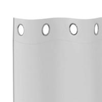 VidaXL Zwart-out gordijnen met ringen 2 pcs bleekgrijs 245 x 140 cm - thumbnail
