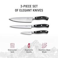 Victorinox 7.7243.3 Messenset Zwart - thumbnail