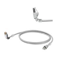 Weidmüller 1248280005 RJ45 Netwerkkabel, patchkabel CAT 6A S/FTP 0.50 m Grijs UL gecertificeerd 1 stuk(s) - thumbnail