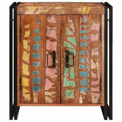 Nachtkastje Multikleur 66 x 35 x 76 cm massief gerecycled hout