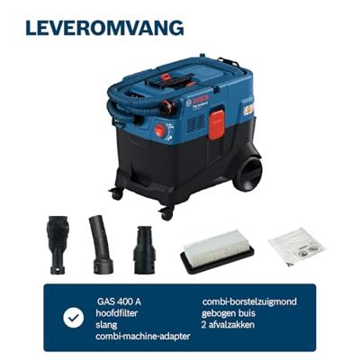Bosch Blauw GAS 400 A (NL+LUX) Stofzuiger | In Doos - 06019M0020 - thumbnail