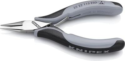 Knipex 35 22 115 ESD ESD Spitsbektang Recht 115 mm - thumbnail