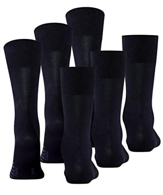 FALKE Tiago sokken 3-paar donkerblauw