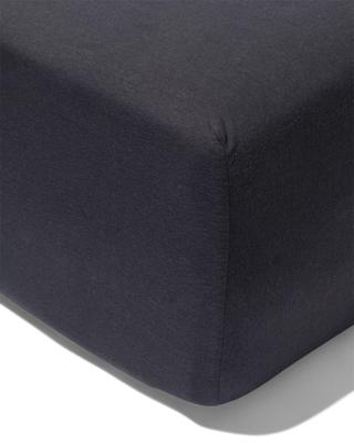 HEMA Boxspring hoeslaken 160x200cm jersey donkergrijs (donkergrijs)