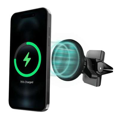 Mobilize Wireless MagSafe Compatible Car Holder/Charger 5W/7.5W/10W/15W Black