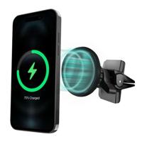 Mobilize Wireless MagSafe Compatible Car Holder/Charger 5W/7.5W/10W/15W Black - thumbnail