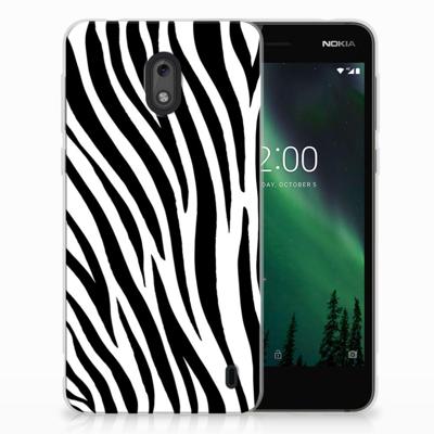 Nokia 2 | TPU Hoesje | Zebra