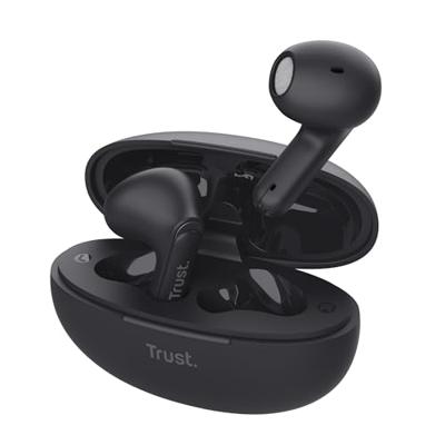 Trust Yavi Bluetooth ENC-koptelefoon Oordopjes Zwart