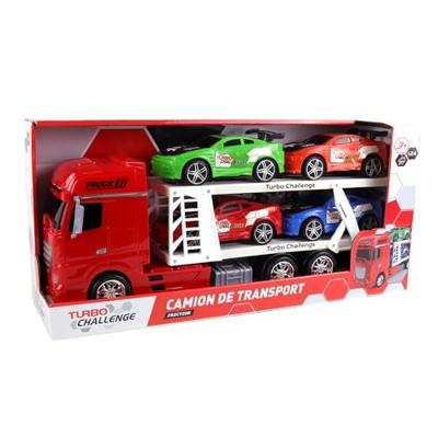 Transportwagen - TURBO CHALLENGE - Interventievoertuigen - 1/24 - Frictievoertuig - Willekeurige kleur - thumbnail