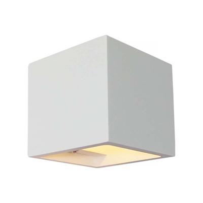 Artdelight Overschilderbare wandspotPlaster Square Up - Down wit - WL 8172 WI