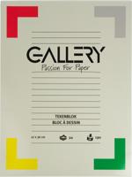 Gallery tekenpapier, 190 g, ft 27 x 36 cm, extra zwaar houtvrij papier, blok van 20 vel - thumbnail
