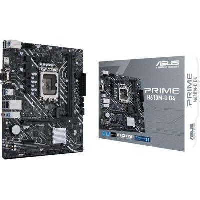 Moederbord - ASUS - PRIME H610M-D D4 - Intel H610 LGA 1700 micro-ATX
