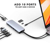 Hyper Drive VIPER 10-in-2 USB-C Hub dockingstation - thumbnail