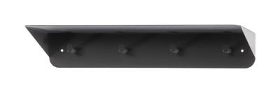 WOOOD kapstok kenan metaal zwart 60 cm | 4 stuks