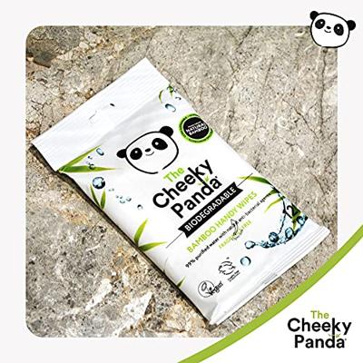 The Cheeky Panda Bamboe bio-afbreekbare vochtige doekjes 12 Stuks