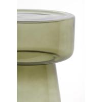 Light & Living Ronde Bijzettafel 'Dakwa' 30cm, kleur Grijs/Groen - thumbnail
