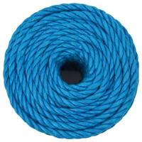 VidaXL Werktouw 14 mm 25 m polypropeen blauw - thumbnail