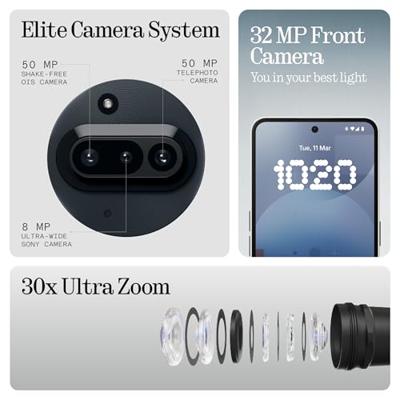 Nothing 3a Smartphone 256 GB 17.2 cm (6.77 inch) Energielabel C (A - G) Zwart Android 15 Dual-SIM Nothing 3a Smartphone 256 GB 17.2 cm (6.77 inch) Energielabel C (A - G) Zwart Android 15 Dual-SIM