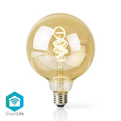 Nedis SmartLife LED Filamentlamp | Wi-Fi | E27 | 360 lm | 4.9 W | 1 stuks - WIFILRT10G125 WIFILRT10G125