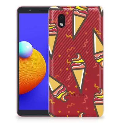 Samsung Galaxy A01 Core | Siliconen Case | Icecream