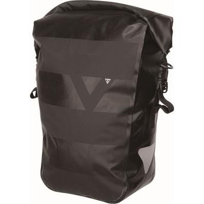 Topeak tas pannier drybag 24l - waterdichte zijtas - zwart - tt9861b