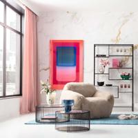 Kare Wandkast Loft Black Bubble 115x195cm - thumbnail