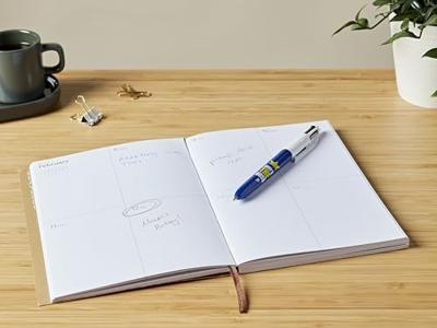 Bic Colours Messages 4-kleurenbalpen, medium, klassieke inktkleuren, doos van 12 stuks - thumbnail
