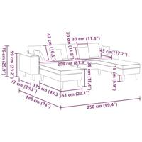 Bankstel 3 pcs Donkergroen Fluweel - thumbnail