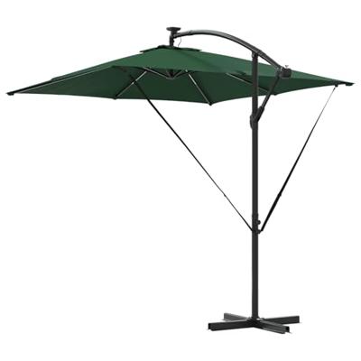 Cantilever Banana Parasol Groen 249 x 249 x 250 cm
