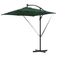 Cantilever Banana Parasol Groen 249 x 249 x 250 cm - thumbnail