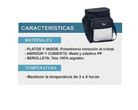 Koeltas 25 x 33 cm Blauw polyestyreen - thumbnail