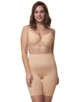 Corrigerende short lange pijpjes - Medium control - Shapewear boxershort - Anti slip rand - thumbnail